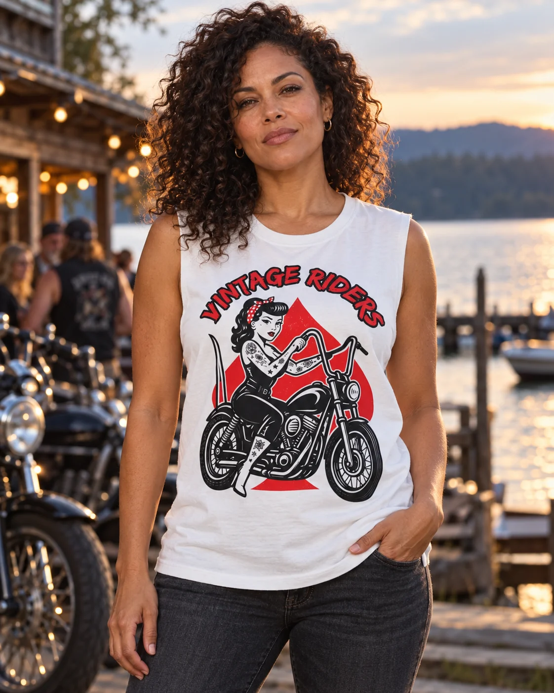 Vintage Pinup — Women’s Bella+Canvas Muscle Tank product image (1)