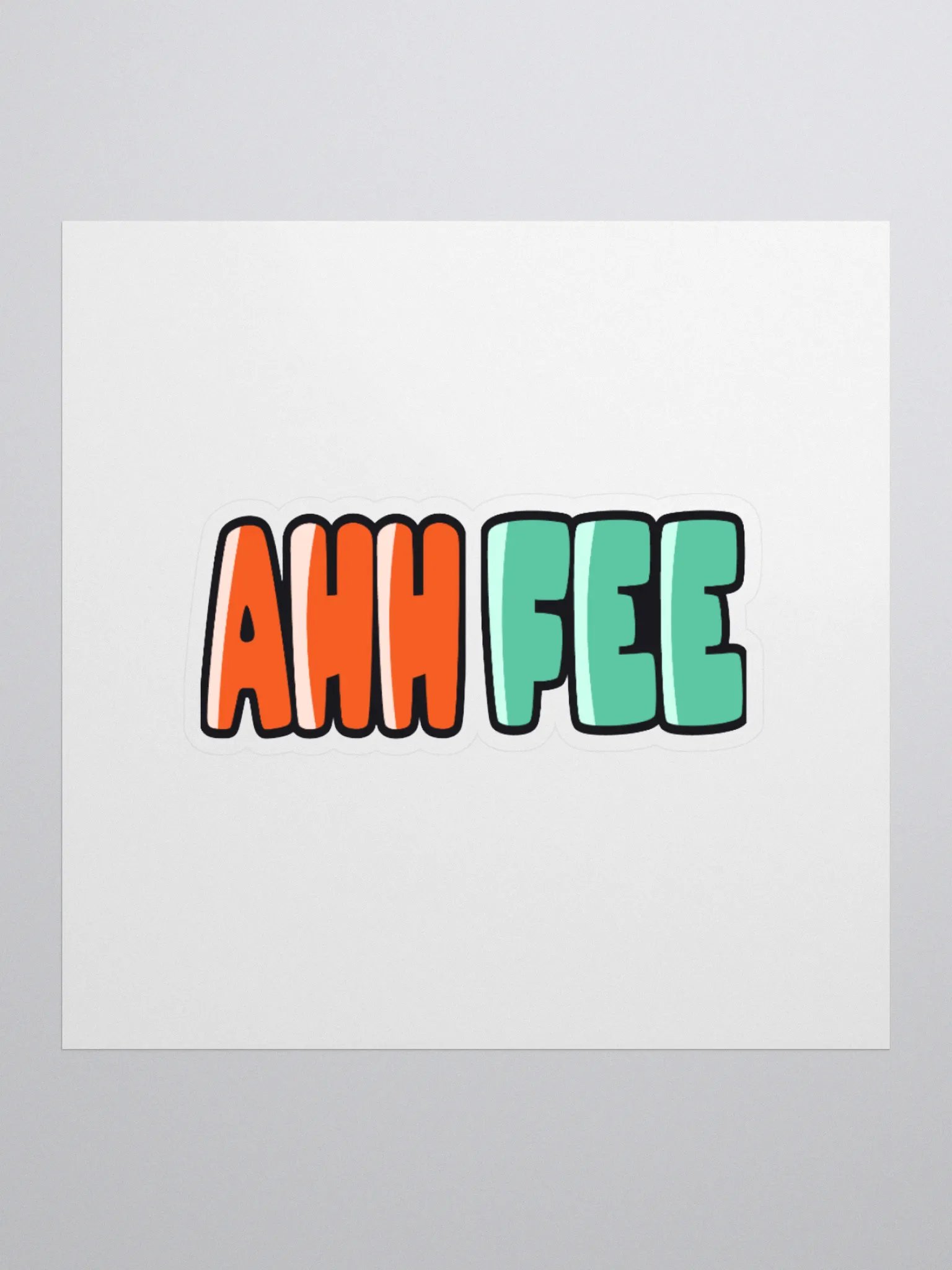 Ahh Fee Sticker product image (2)