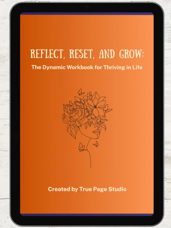 Reflect, Reset, and Grow: The Dynamic Workbook for Thriving in Life | Large Print product image (1)