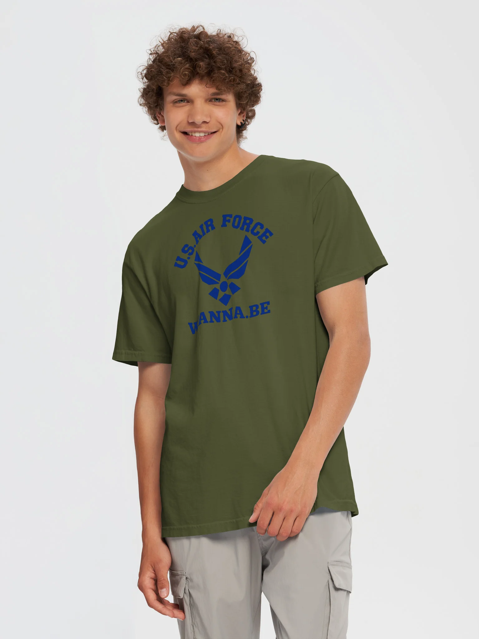 U.S. Air Force Wanna.Be T-Shirt — Flying High on Humor product image (18)