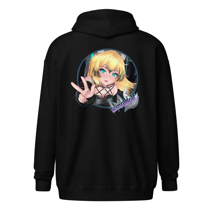 Luna Wolf Zip Hoodie product image (1)