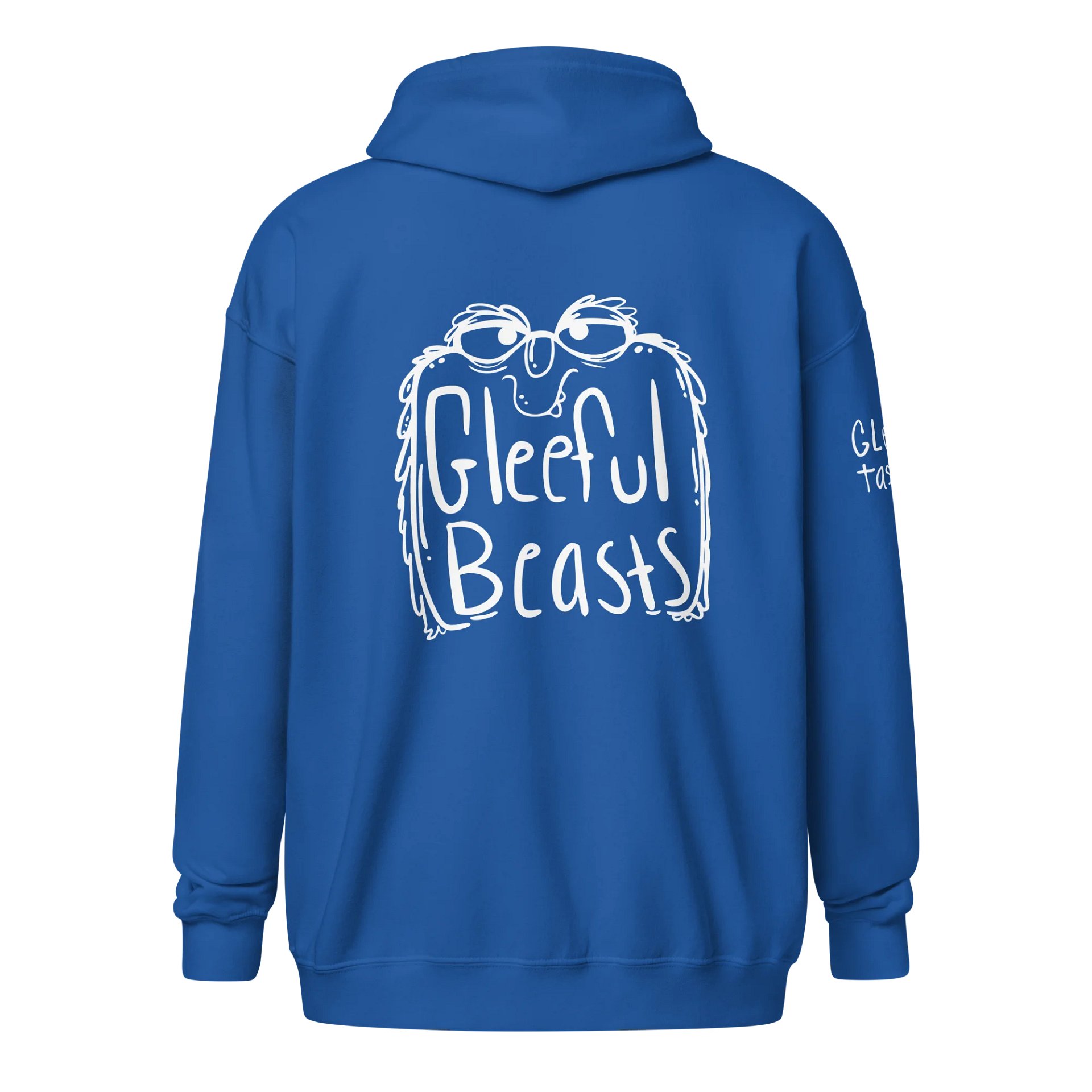 Balloof Heavyweight Zip Up - White Imprint product image (2)