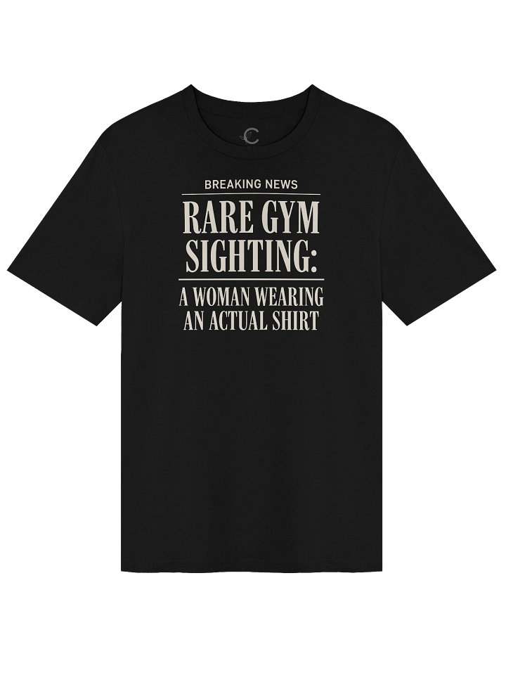 Good Clean Fun: "Rare Gym Sighting" Organic T-Shirt product image (2)