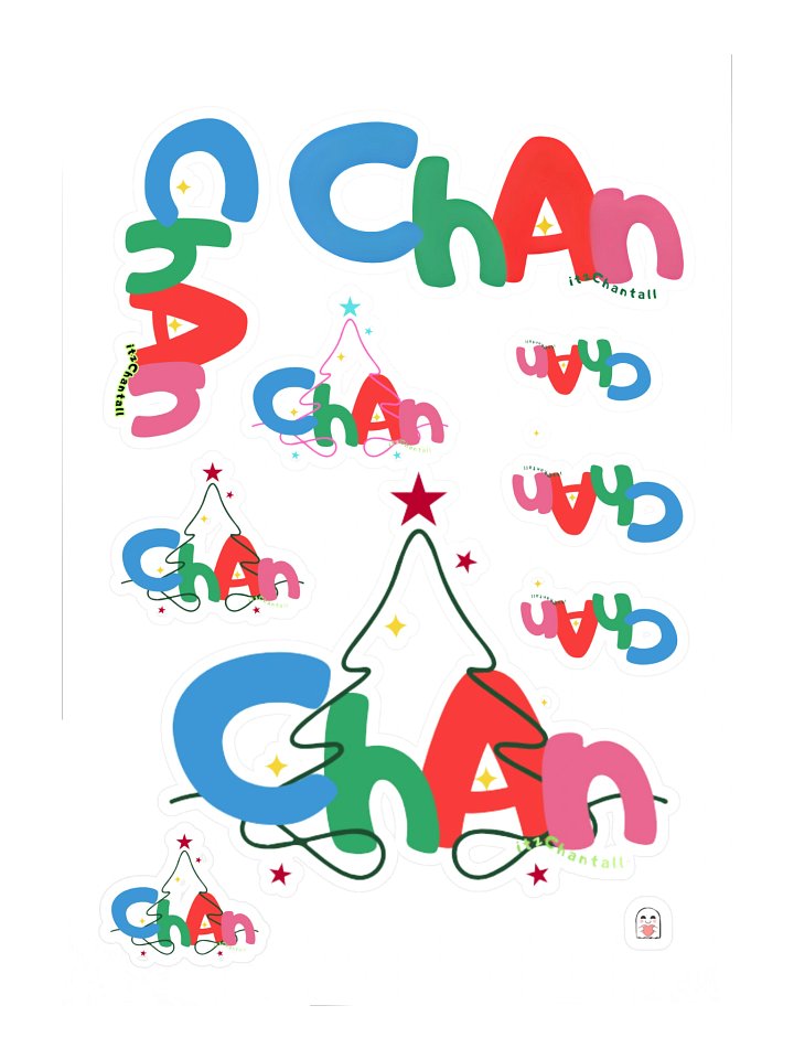 Festive 'o Chanmas' Sticker Sheet product image (2)