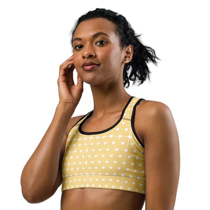 Pastel Heart Seamless Pattern Sports Bra - V2 product image (1)