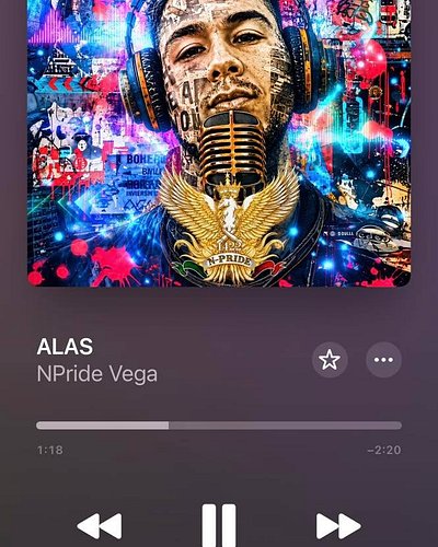 Alas by #npridevega  out today please go listen on all streaming platforms!! #hiphopmusic #newsongalert #1422productions #blk...