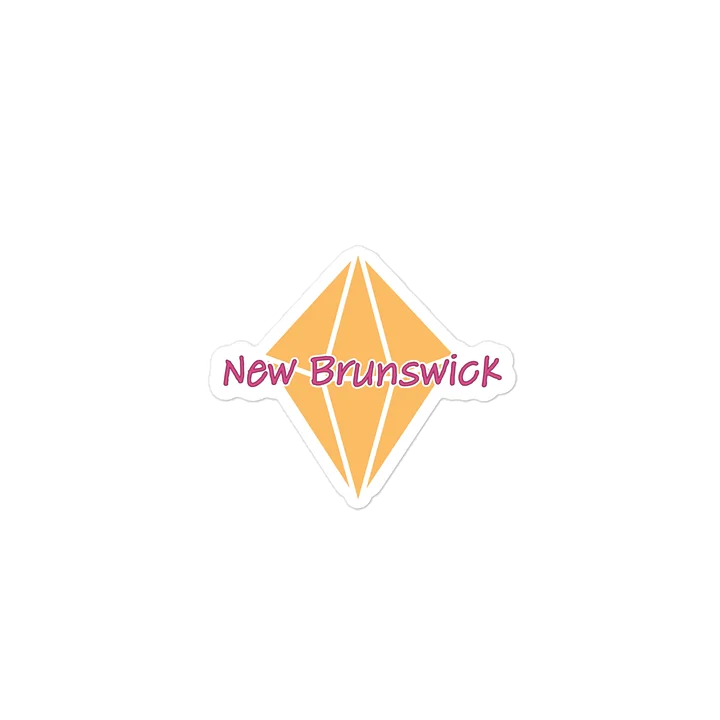 Vibrant New Brunswick Kiss Cut Stickers product image (1)