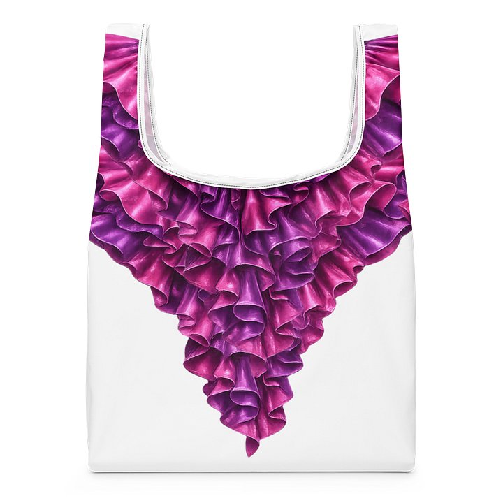 Ruffled Triangle All-Over Print Bag product image (1)