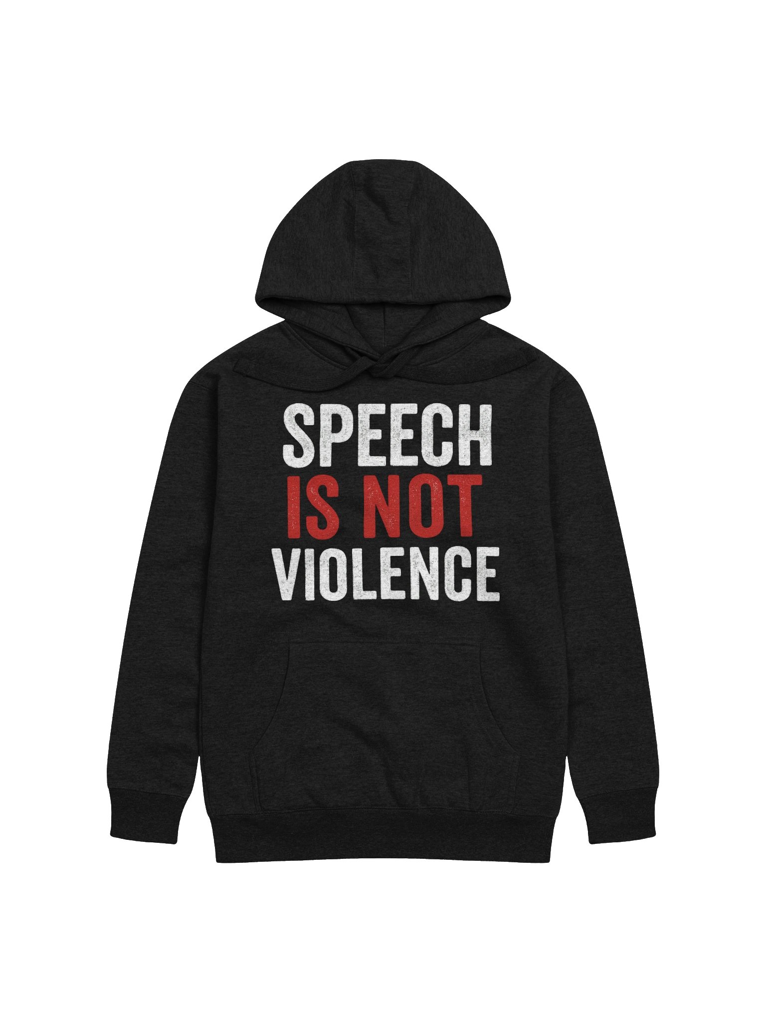 Speech is Not Violence Hoodie (Dark) product image (1)