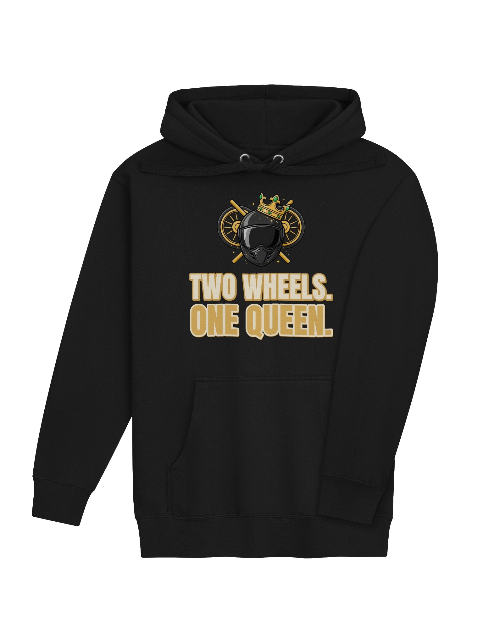 Two Wheels One Queen Hoodie product image (4)