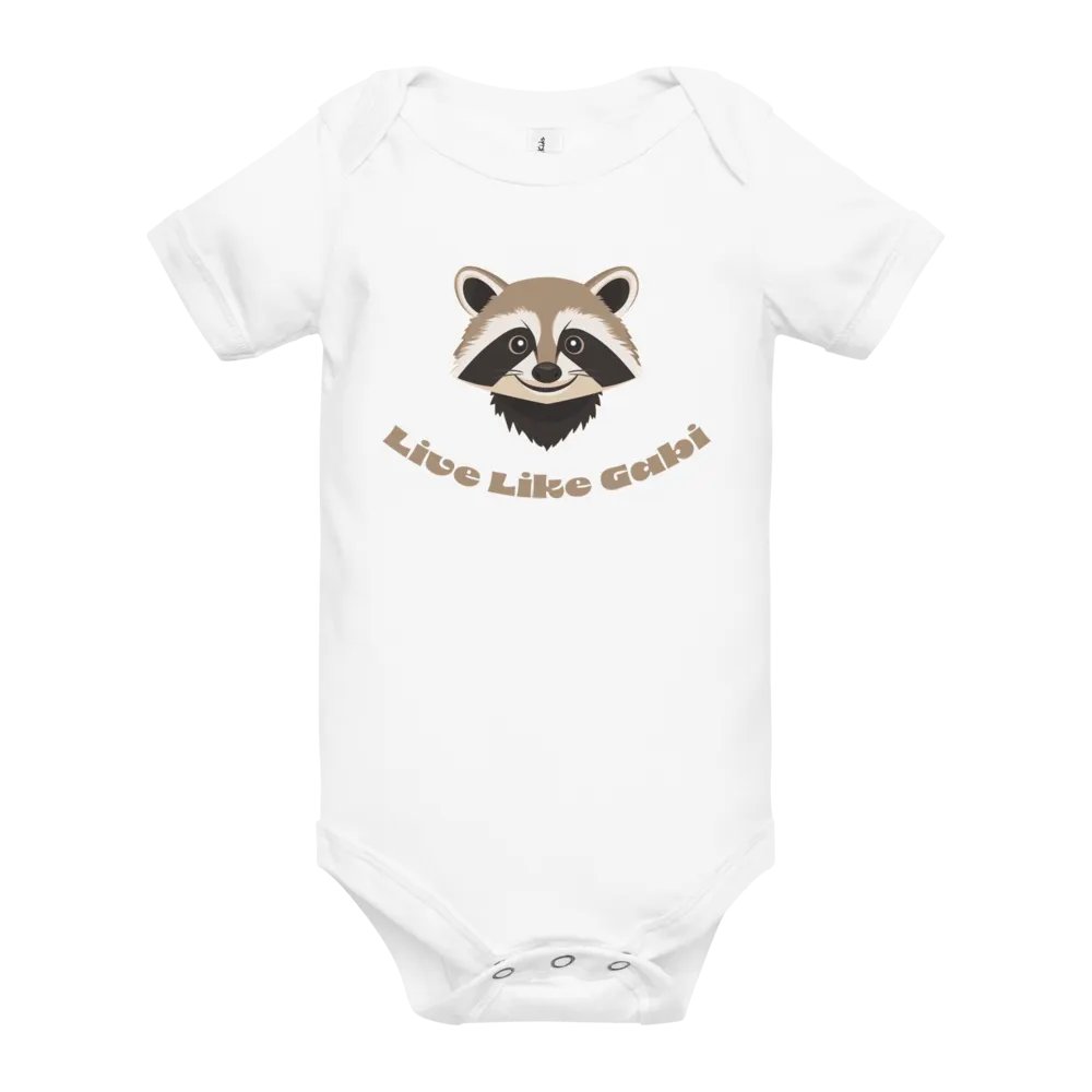 Happy Raccoon Baby Onesie product image (10)