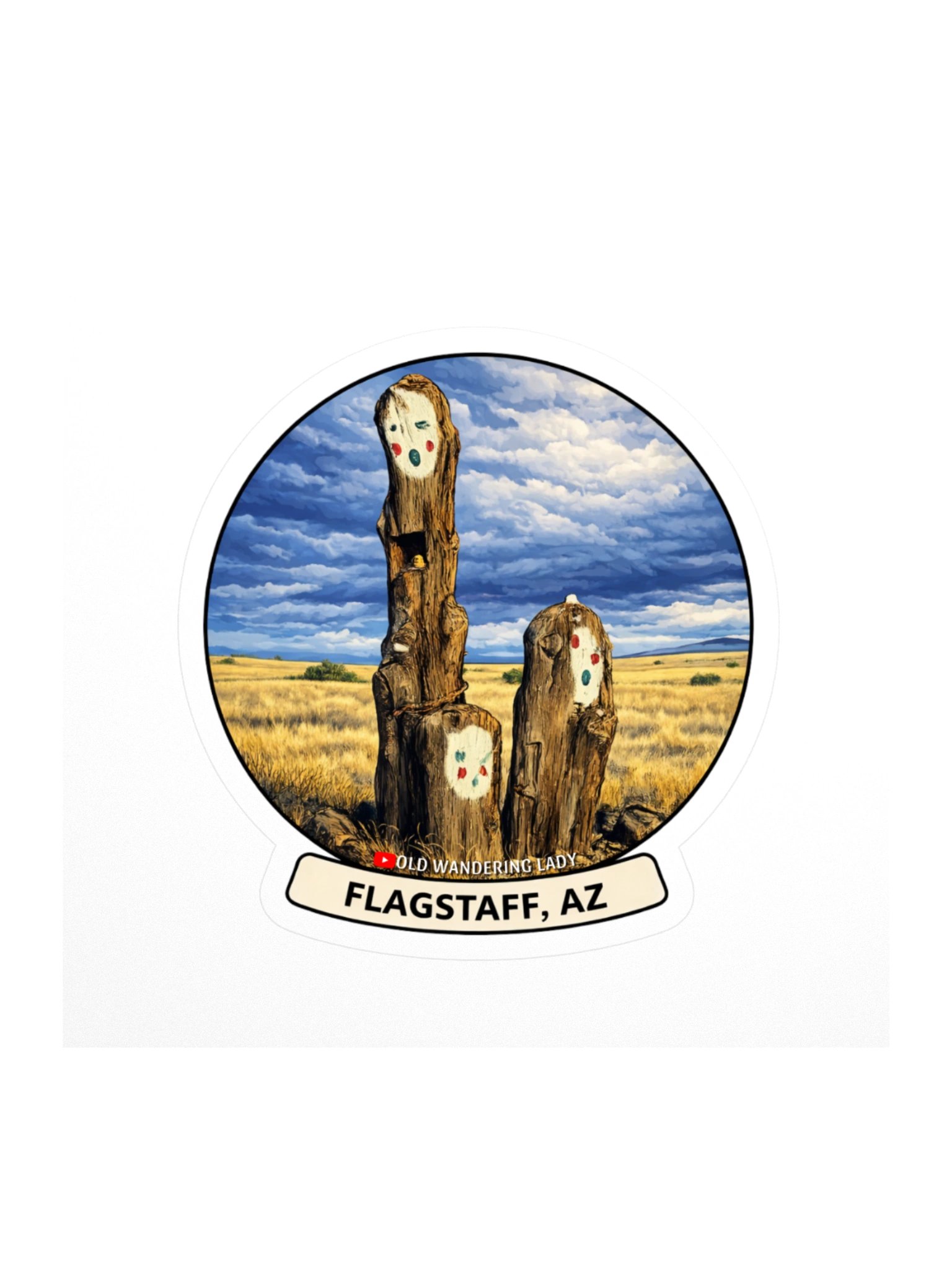 The Watchers Flagstaff, AZ Sticker product image (1)