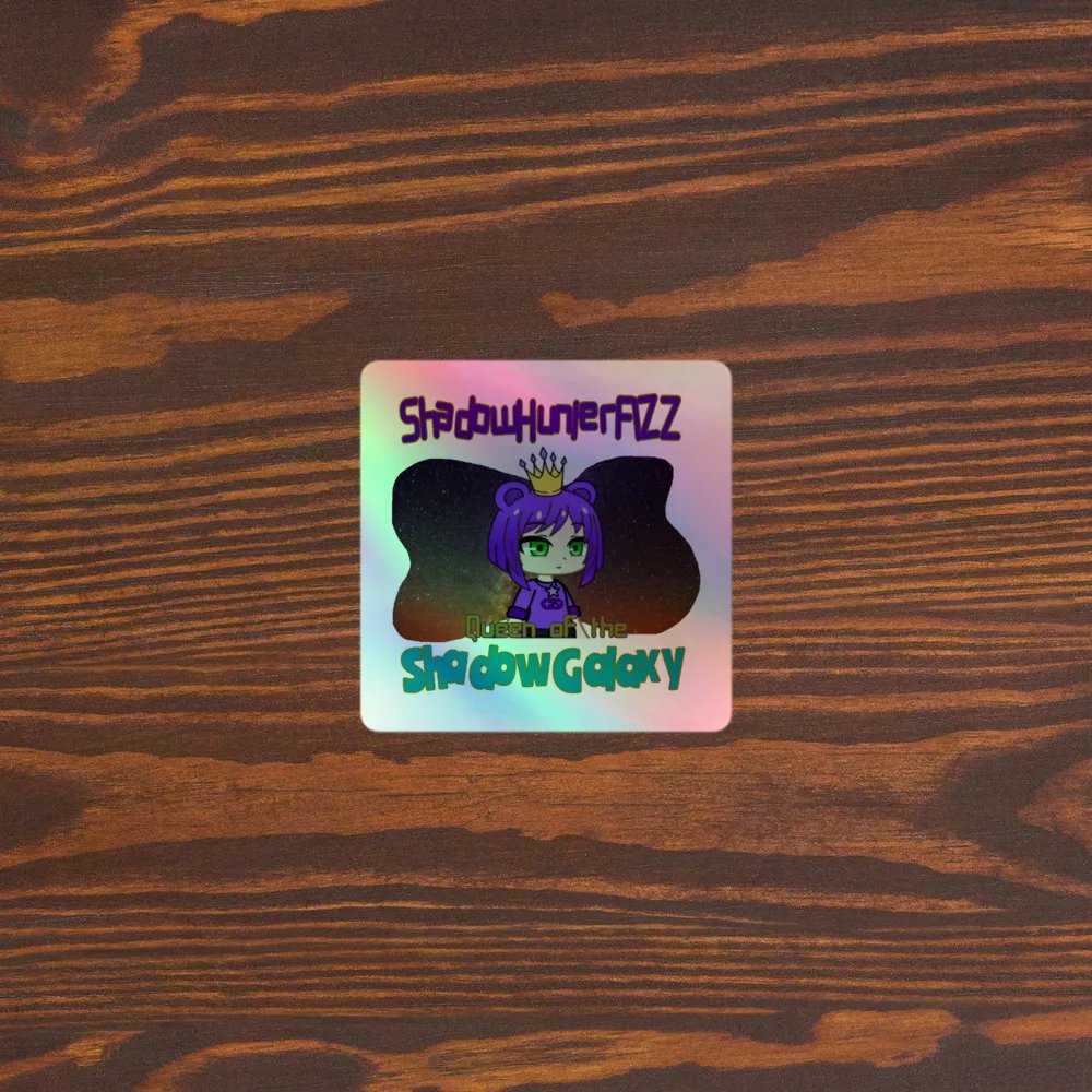 Queen Of The Shadow Galaxy Holographic Sticker product image (3)