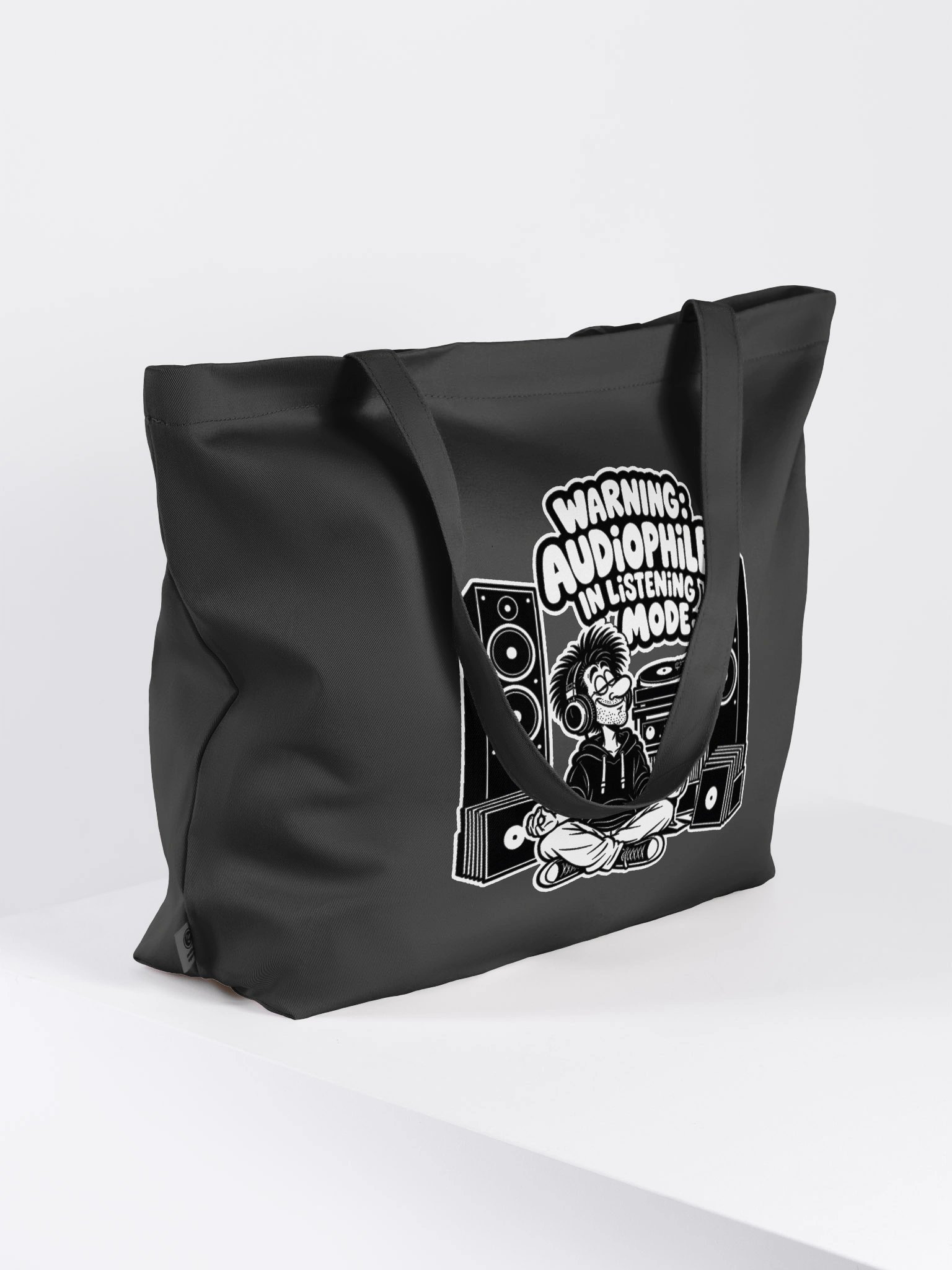 Warning Audiophile In Listening Mode - Tote product image (4)