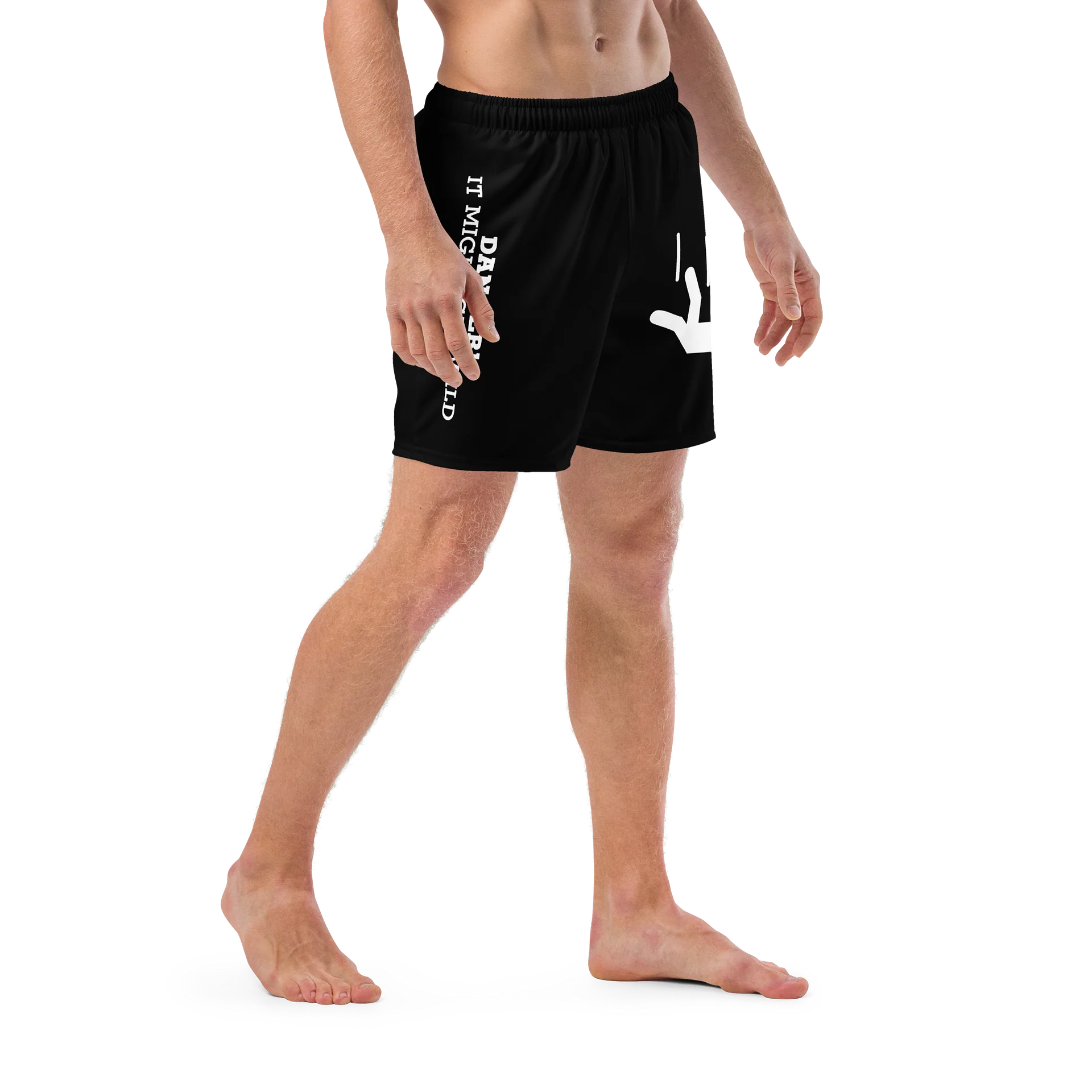 DANGER! - Black/White Swim Trunks product image (6)