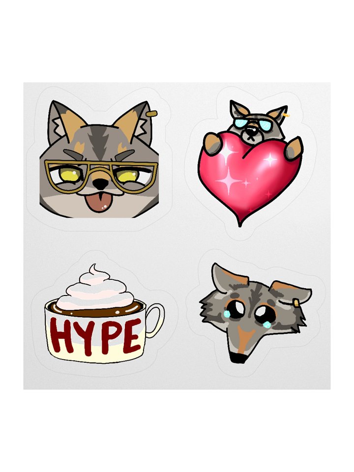 Emotes Variety Stickers product image (2)