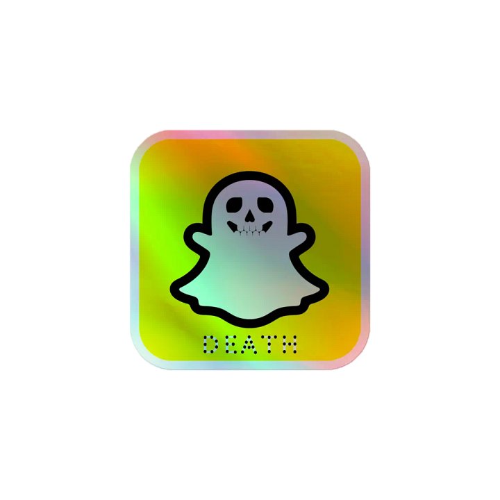 Snap Death Holo Sticker product image (1)