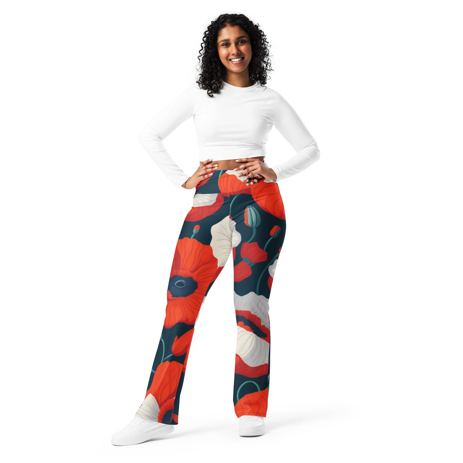 Barry Grady 'Poppies' Flare Leggings product image (10)