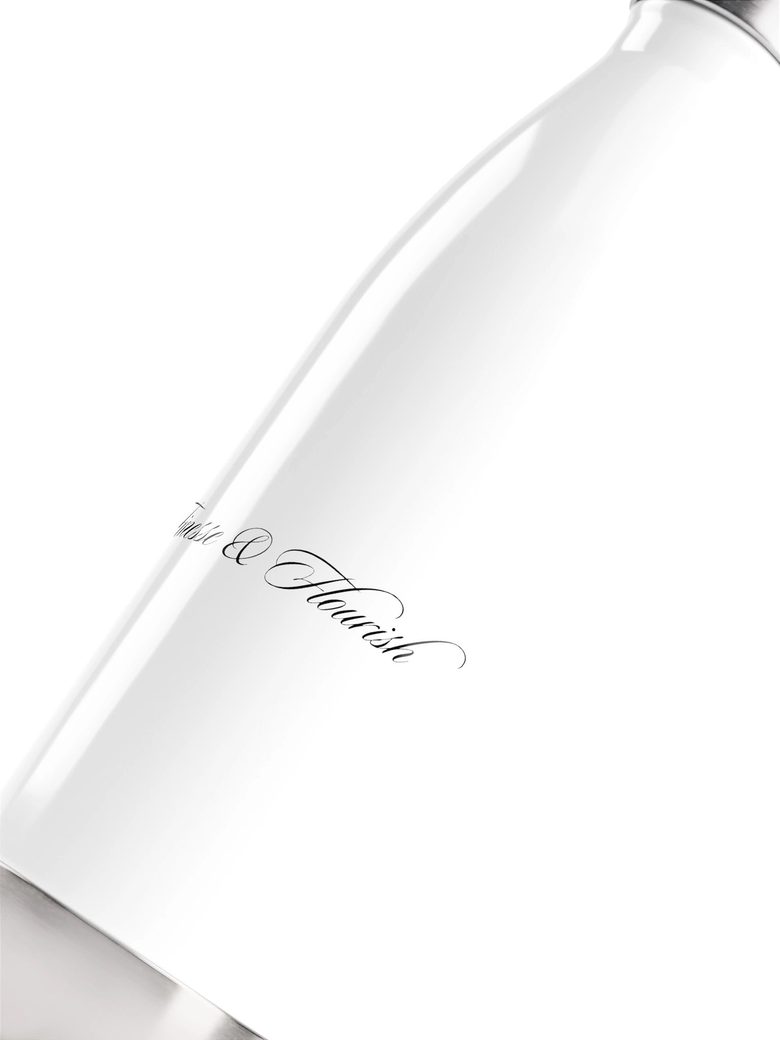 F&F Script Stainless Steel Water Bottle product image (5)
