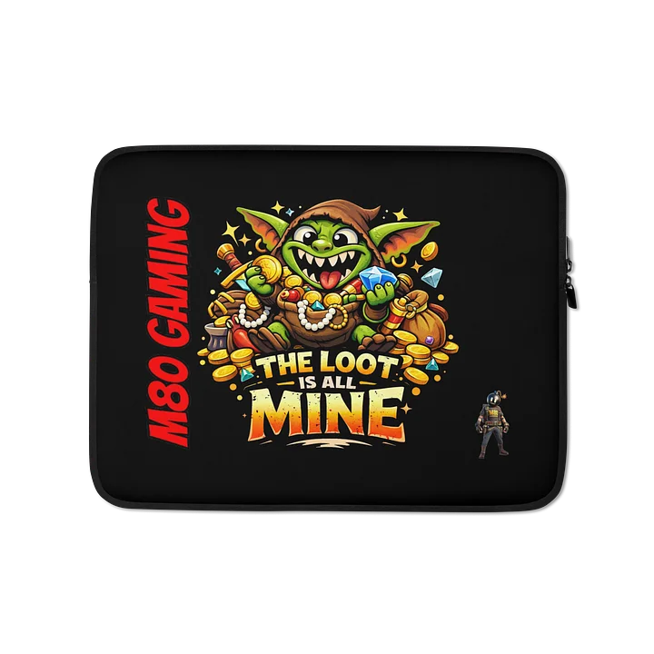 THE LOOT IS ALL MINE LAPTOP CASE product image (1)