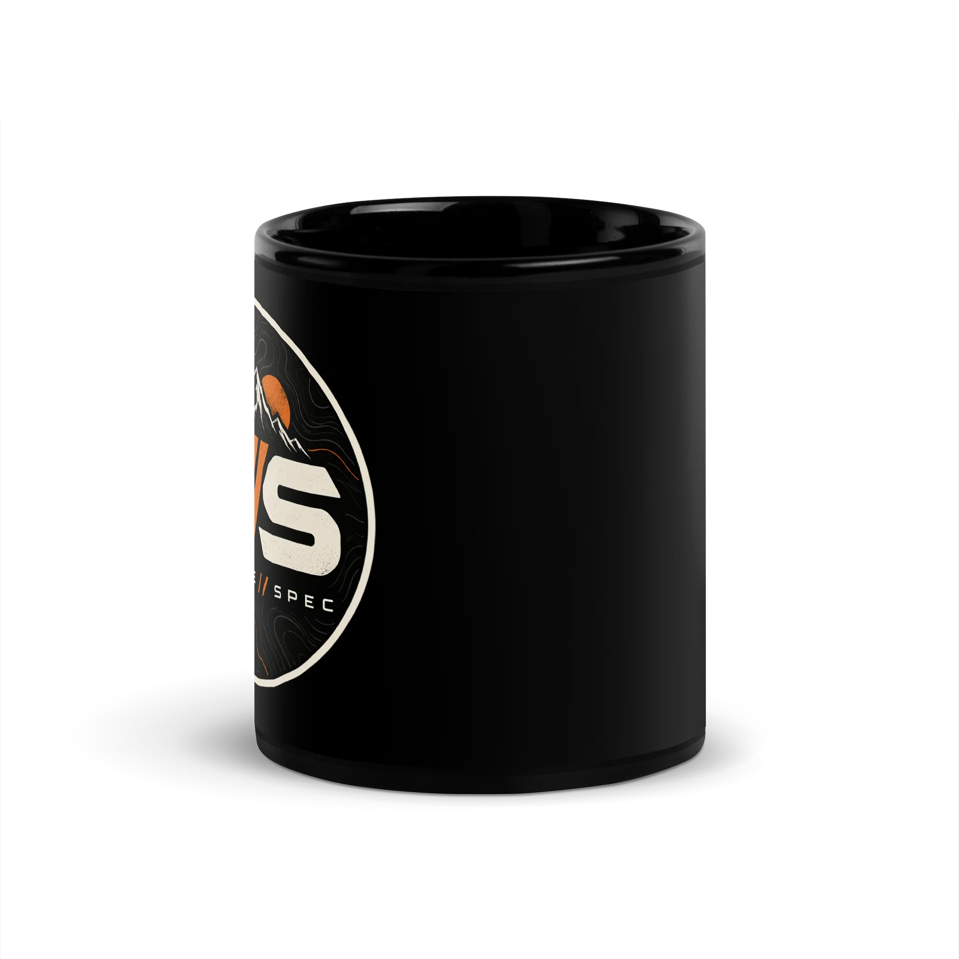 Outside Spec O/S Mountain Emblem Black Mug product image (4)