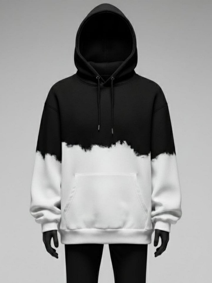 Yin Yang Oversized Hoodie 350 GSM Streetwear product image (1)