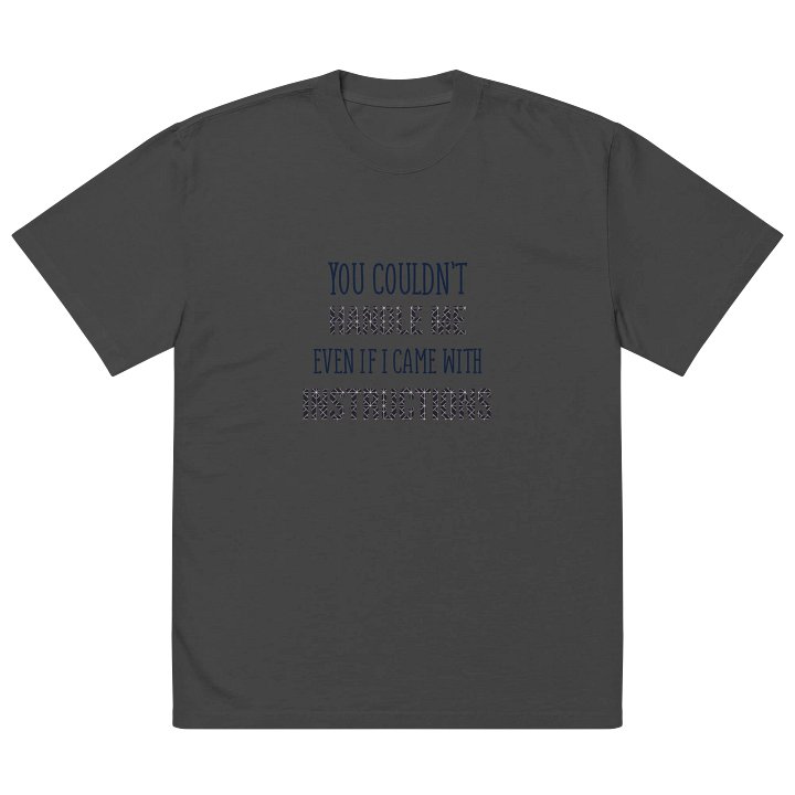 Unapologetic Attitude Oversized Tee product image (3)