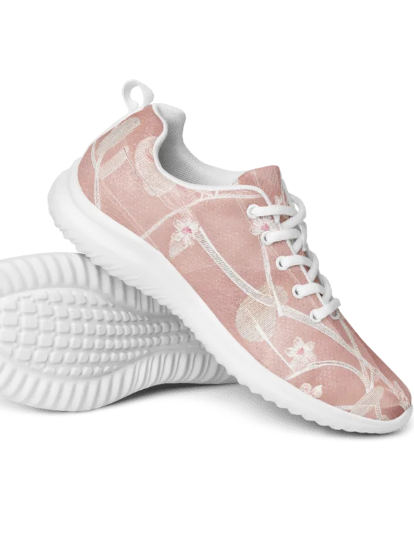 Women's Pretty & Pink Asian inspired Painted Athletic Kicks product image (6)