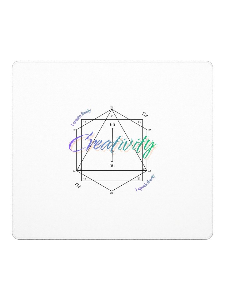 Creativity 132 Vibrational Gaming Mousepad (purple to green) product image (3)