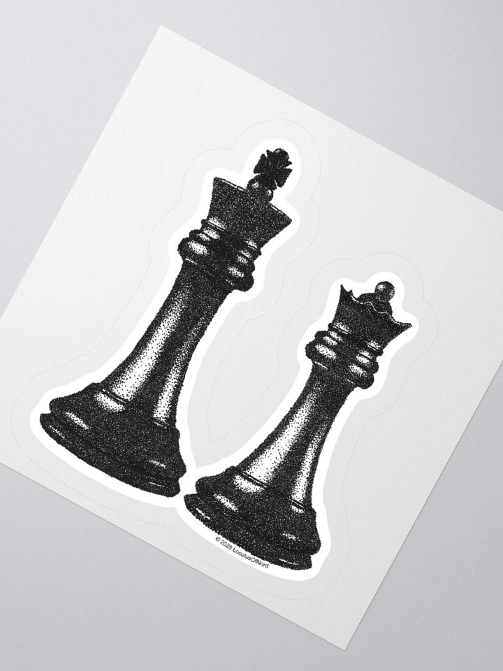 "Couple" Chess King & Queen Stipple product image (5)
