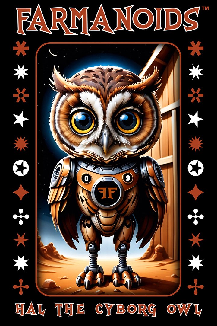 Hal the Cyborg Owl product image (2)