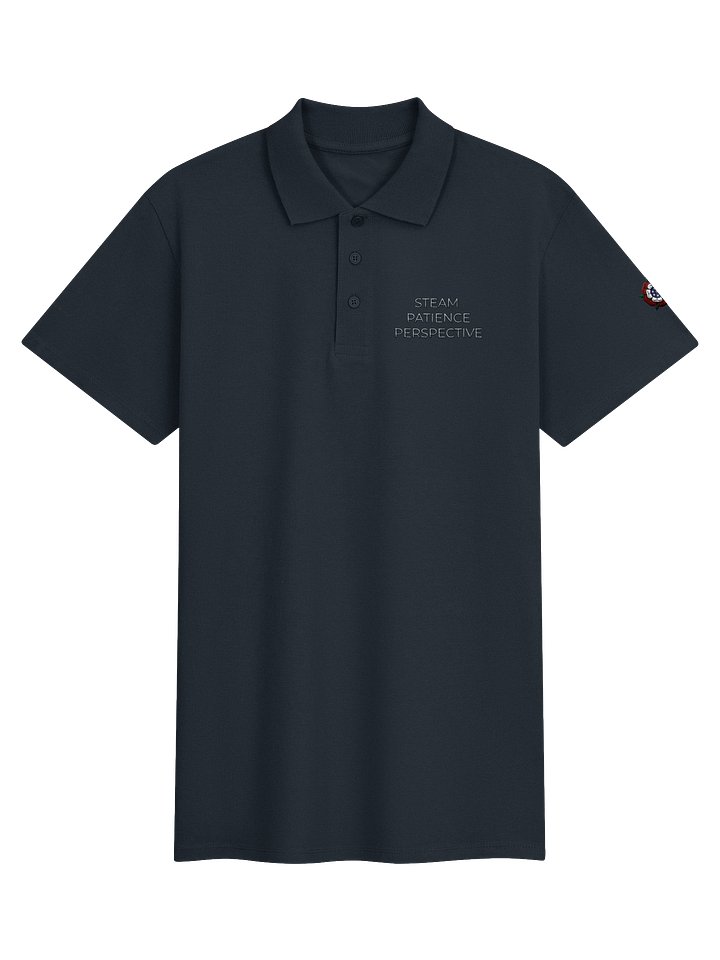 Steam. Patience. Perspective. - Classic Polo Shirt - Navy Blue product image (1)
