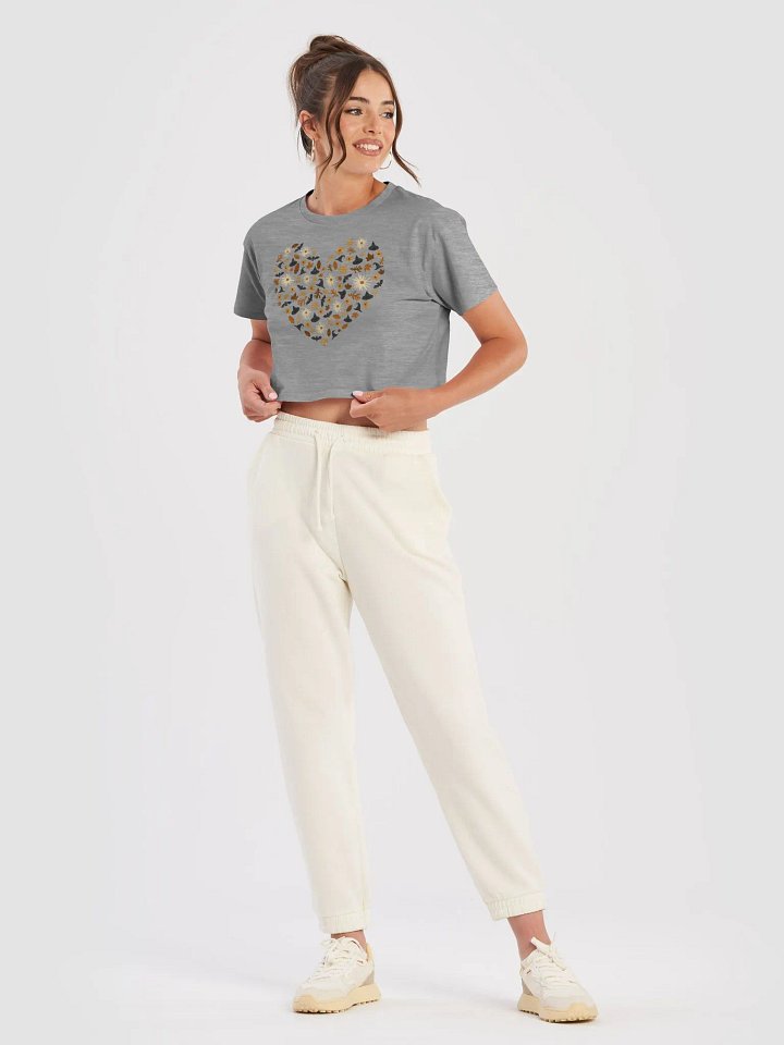 Floral Heart Women's Crop Top product image (1)