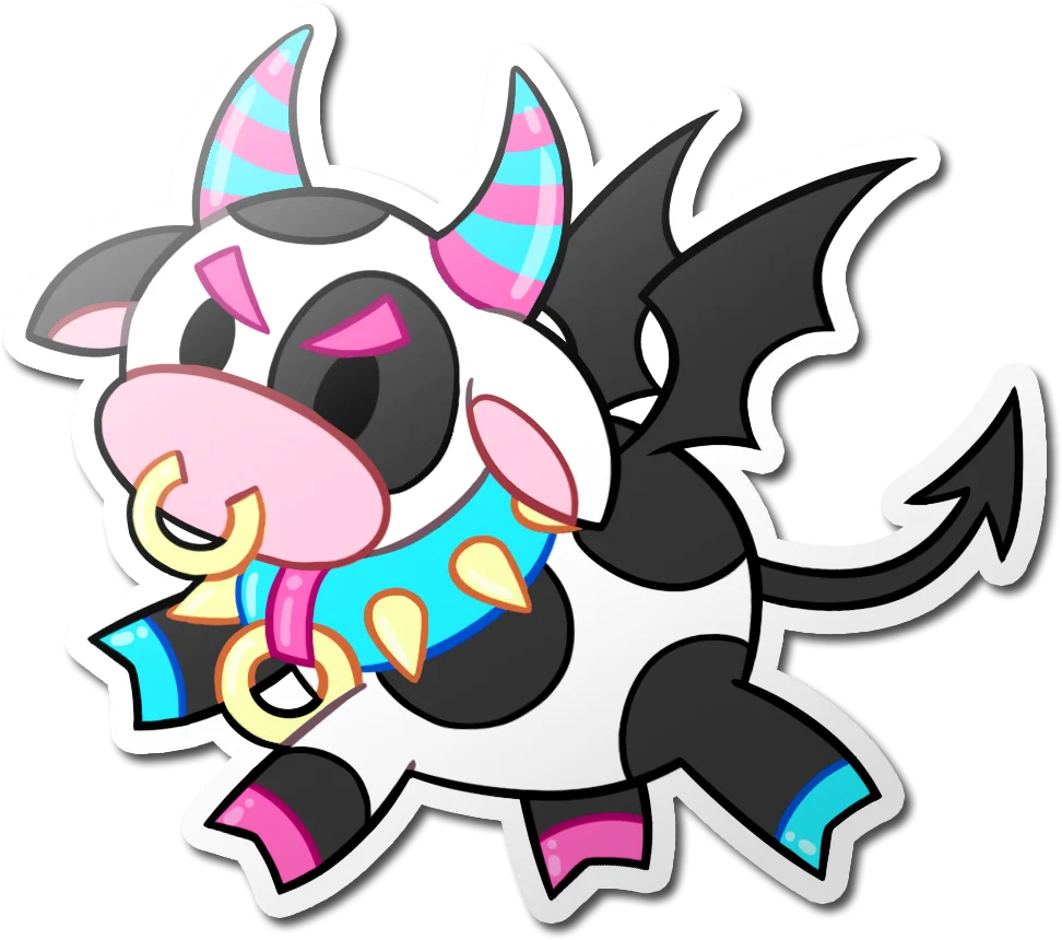 Beelzebeef Sticker product image (1)