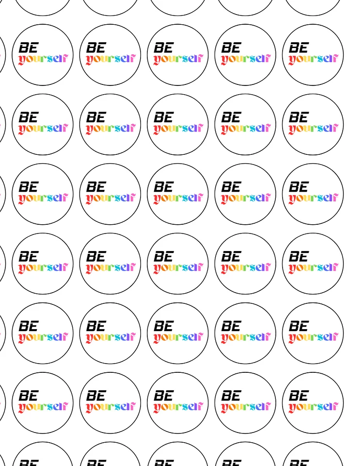 BE yourself 1" Buttons product image (1)