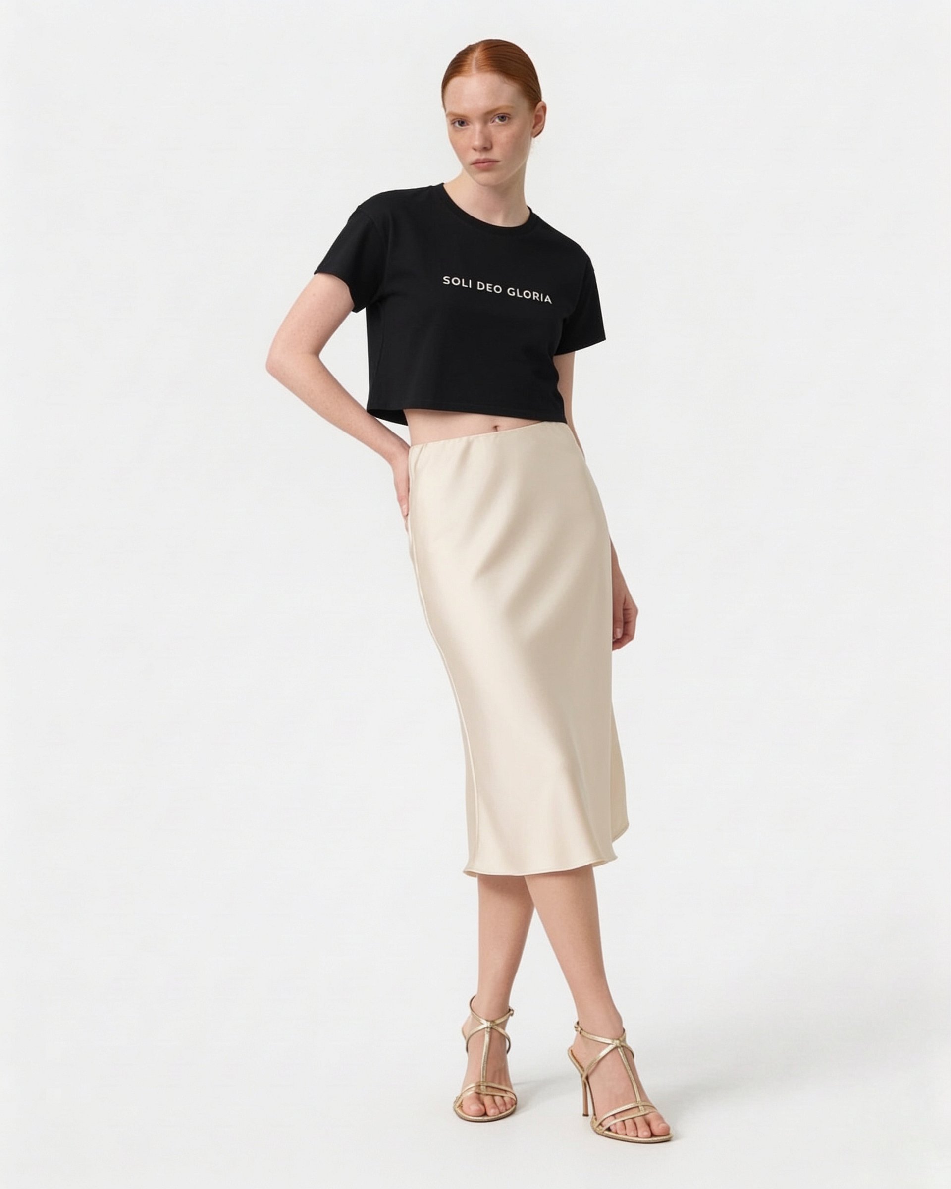 SOLI DEO GLORIA WOMEN`S CROP TOP product image (3)