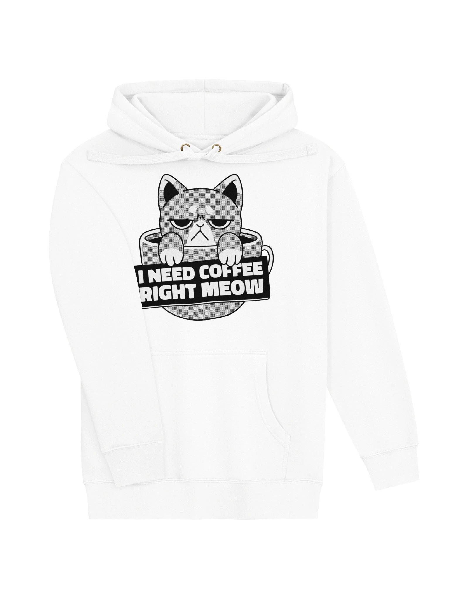 I Need Coffee Right Meow Hoodie product image (2)