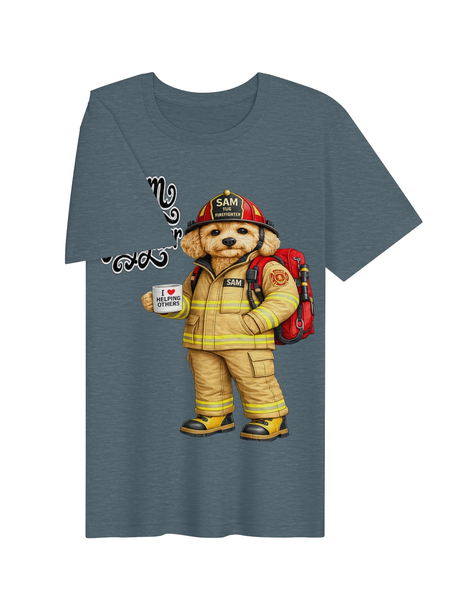 Sam the Firefighter Hero Adult Tee product image (27)