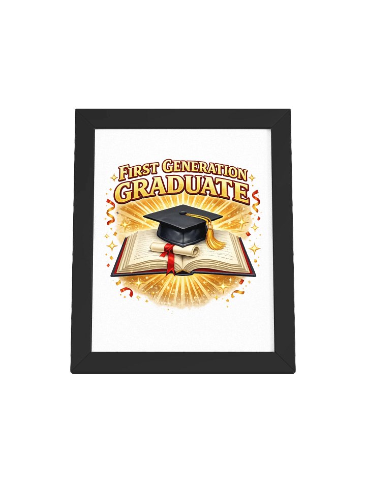 First Generation Graduate - Framed Poster product image (1)
