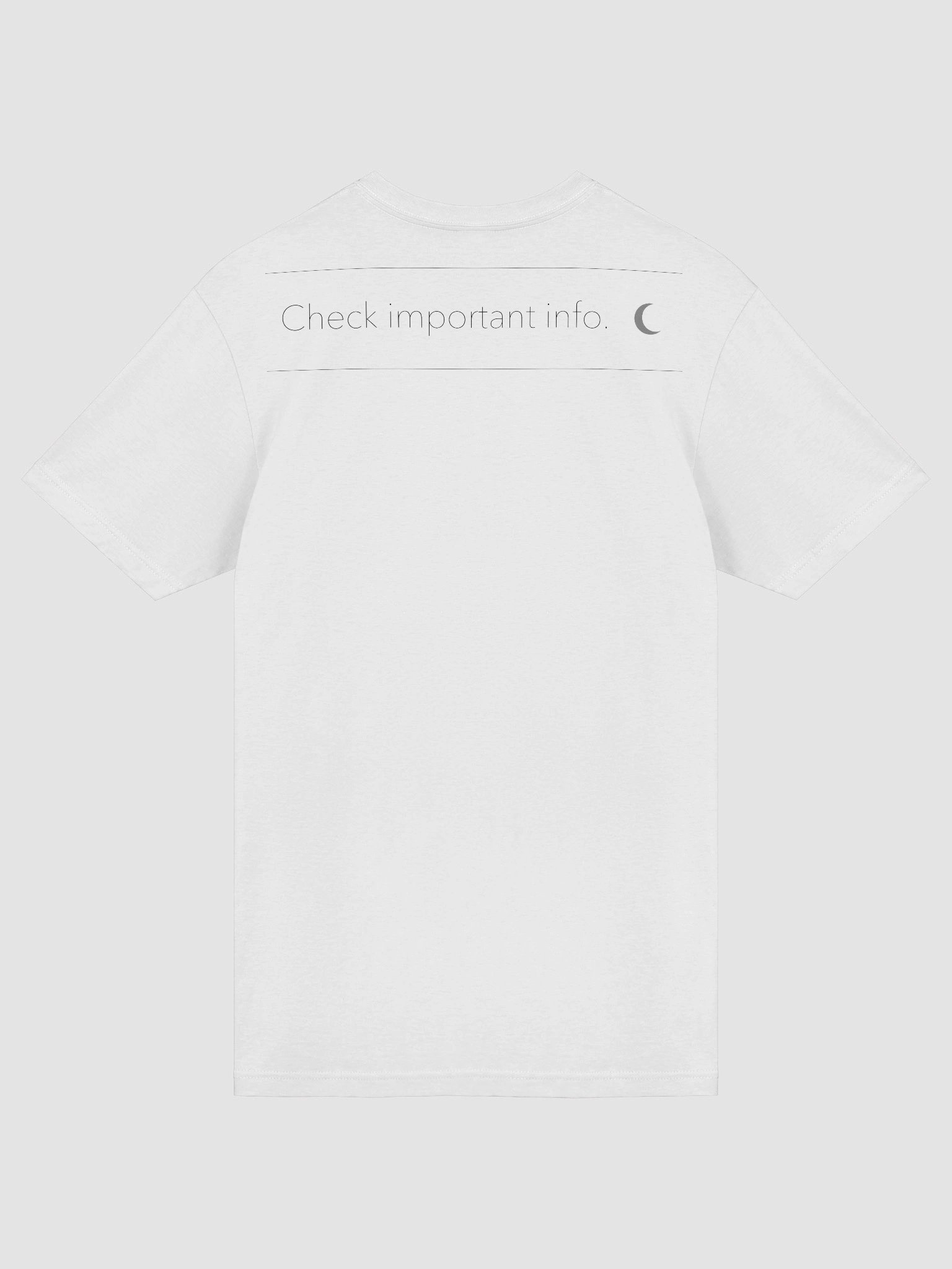 NatGPT: Check Important Info - White Tee product image (6)