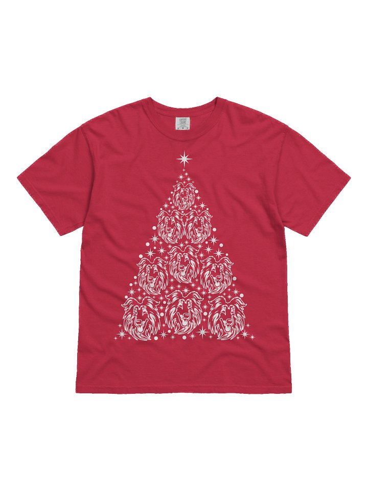 Shetland Sheepdog(2) Christmas Tree T-Shirt product image (2)