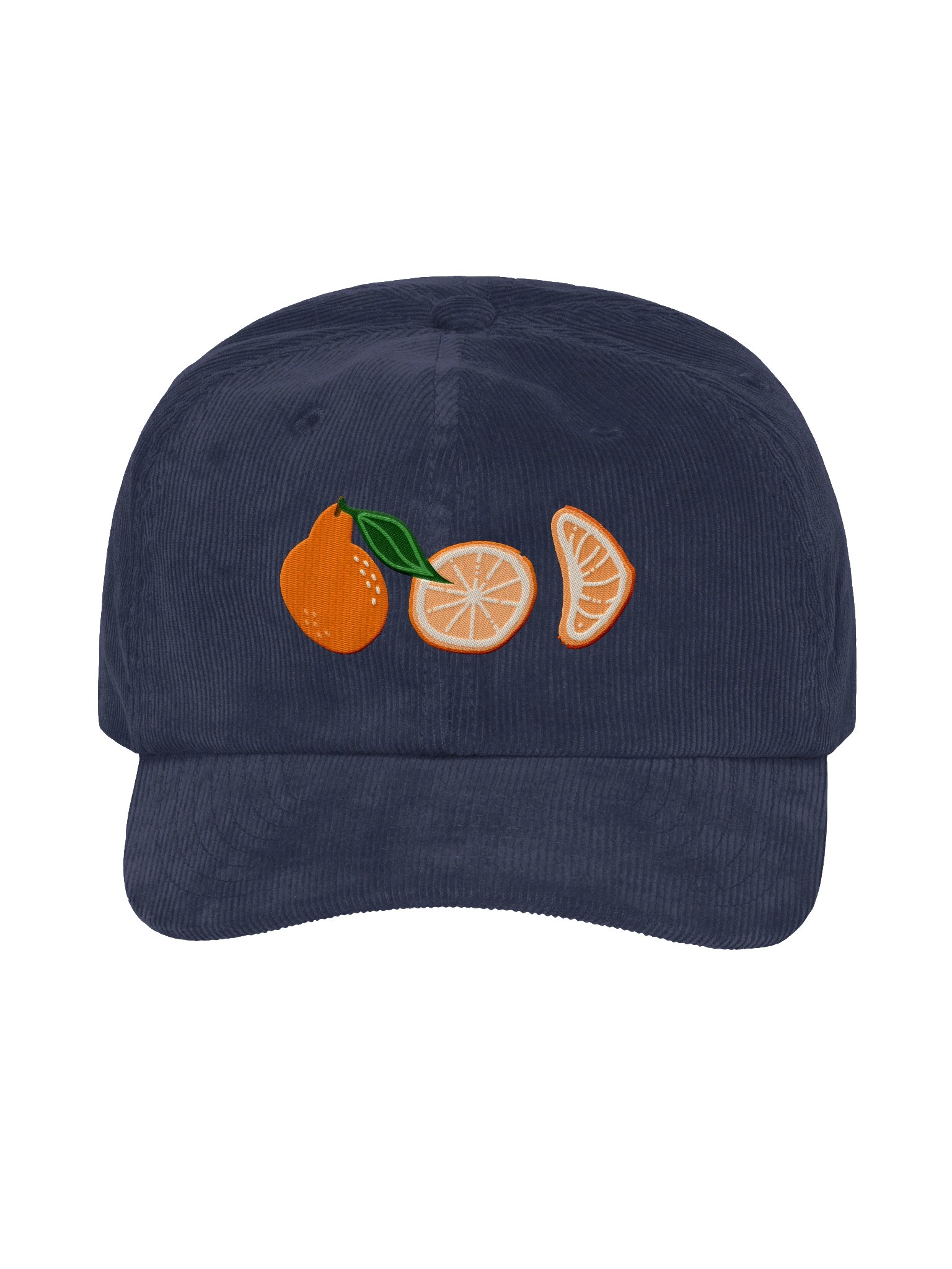 Embroidered Corduroy Oranges Cap product image (1)