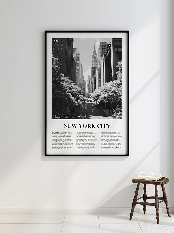New York City 01 Newspaper Poster product image (2)