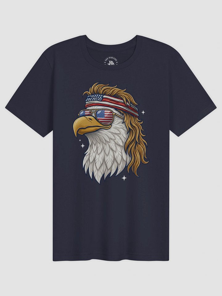 Patriotic Eagle 4th of July USA American Flag T-Shirt product image (1)