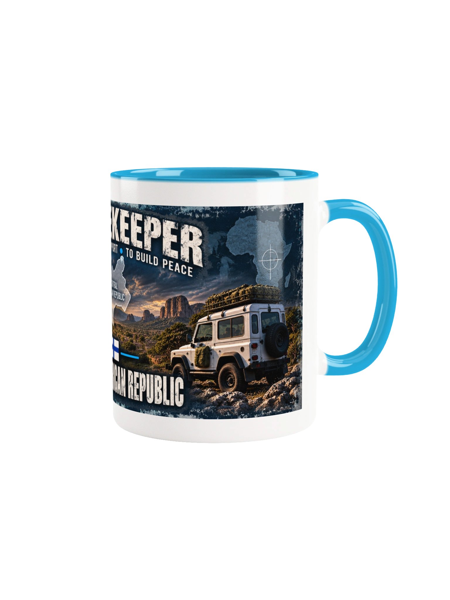 CENTRAL AFRICAN REPUBLIC Peacekeeper Mug – 11 oz product image (1)