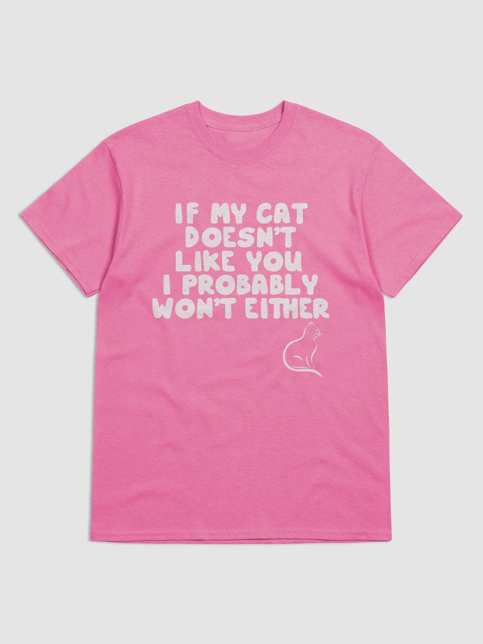 Cat doesn't like you - shirt product image (1)
