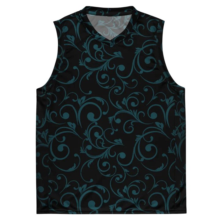 Dark Teal Basketball Jersey product image (2)
