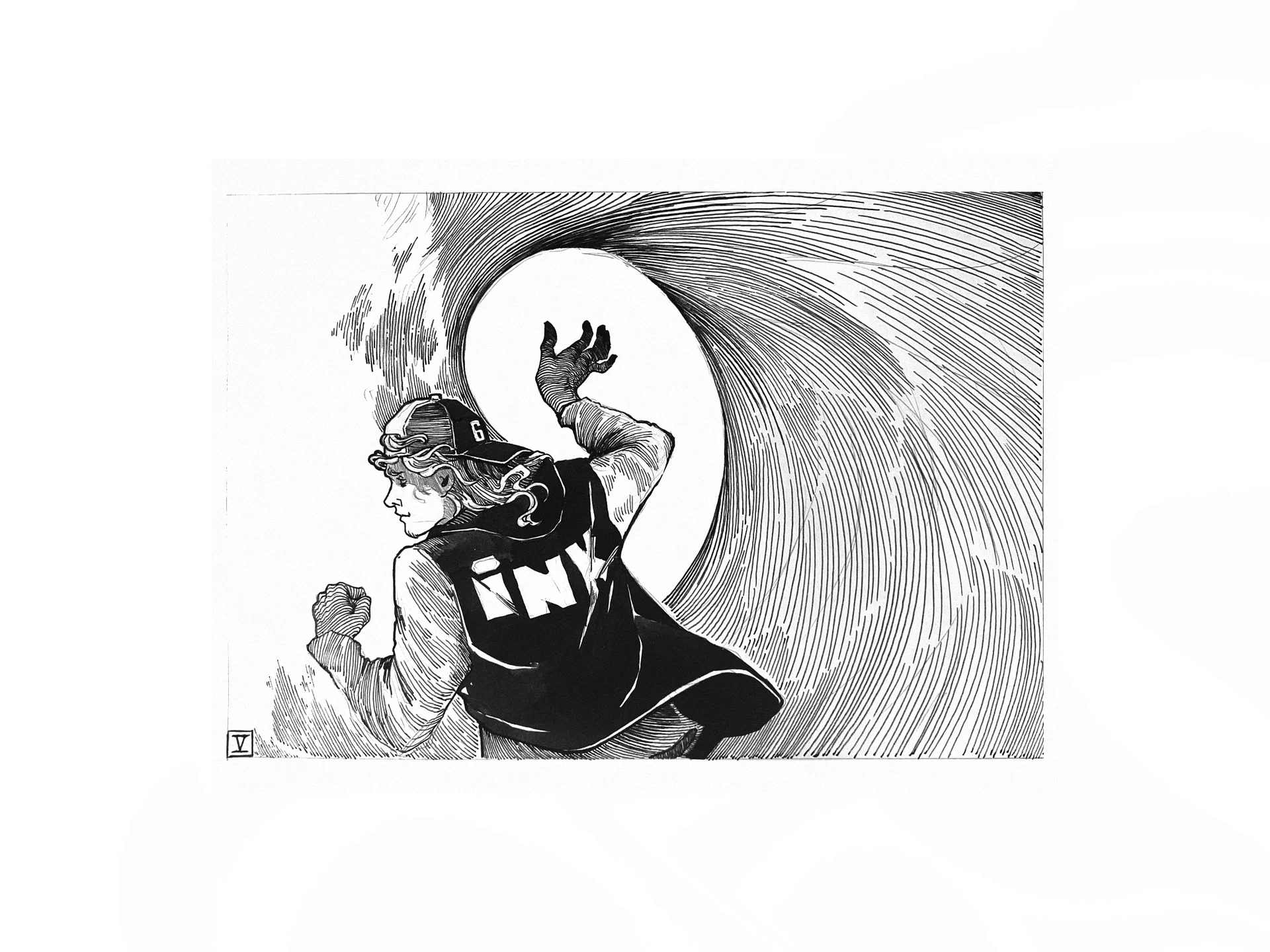 Inktober art."Smack” (Poster) product image (1)
