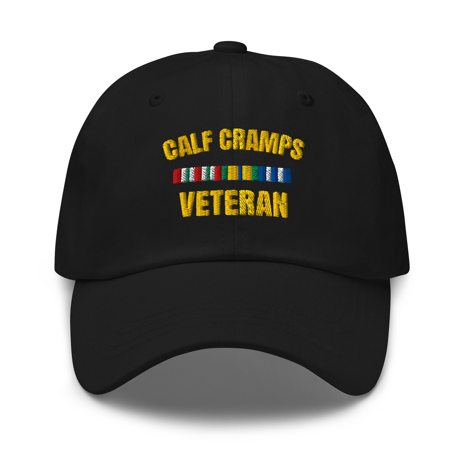 Calf Cramps Veteran dad hat product image (1)