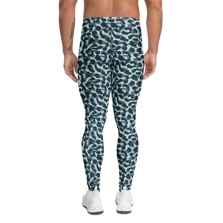 Comfortable Men's Leggings with Bold Military Leopard Skin product image (2)